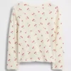 Bebek & Yürümeye Başlayan Çocuklar İçin Pointelle Henley Üst