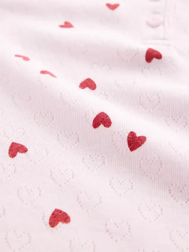 Bebek & Yürümeye Başlayan Çocuklar İçin Pointelle Henley Üst