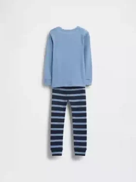Bebek & Yürümeye Başlayan Çocuklar İçin Örümcek Adam Organik Fırçalanmış Pamuklu Pijama Seti