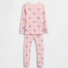 Bebek & Yürümeye Başlayan Çocuklar İçin Sesame Street Organik Fırçalanmış Pamuklu Pijama Takımı
