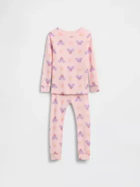 Bebek & Yürümeye Başlayan Çocuklar İçin Sesame Street Organik Fırçalanmış Pamuklu Pijama Takımı