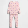 Bebek & Yürümeye Başlayan Çocuklar İçin Sesame Street Organik Fırçalanmış Pamuklu Pijama Takımı