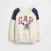 Bebek & Yürümeye Başlayan Çocuklar İçin Snoopy Logolu Raglan Sweatshirt