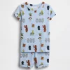 Bebek & Yürümeye Başlayan Çocuklar İçin Star Wars Organik Fırçalanmış Pamuklu Pijama Şortlar Seti