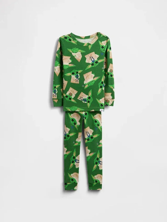 Bebek & Yürümeye Başlayan Çocuklar İçin Star Wars Organik Fırçalanmış Pamuklu Pijama Seti