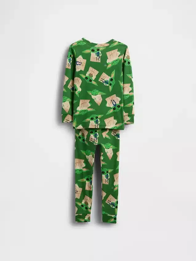 Bebek & Yürümeye Başlayan Çocuklar İçin Star Wars Organik Fırçalanmış Pamuklu Pijama Seti