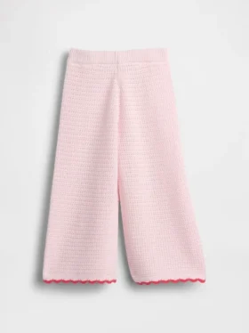 Bebek & Yürümeye Başlayan Çocuklar İçin Tığ İşi Geniş Paça Pantolon