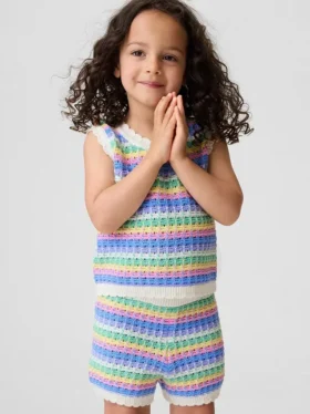 Bebek & Yürümeye Başlayan Çocuklar İçin Tığ İşi Tank Top