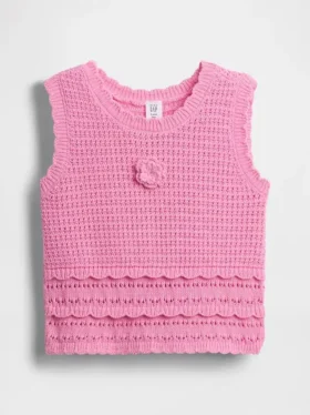 Bebek & Yürümeye Başlayan Çocuklar İçin Tığ İşi Tank Top