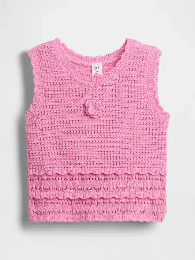 Bebek & Yürümeye Başlayan Çocuklar İçin Tığ İşi Tank Top