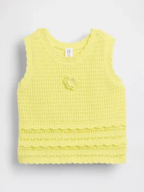Bebek & Yürümeye Başlayan Çocuklar İçin Tığ İşi Tank Top