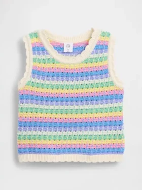 Bebek & Yürümeye Başlayan Çocuklar İçin Tığ İşi Tank Top