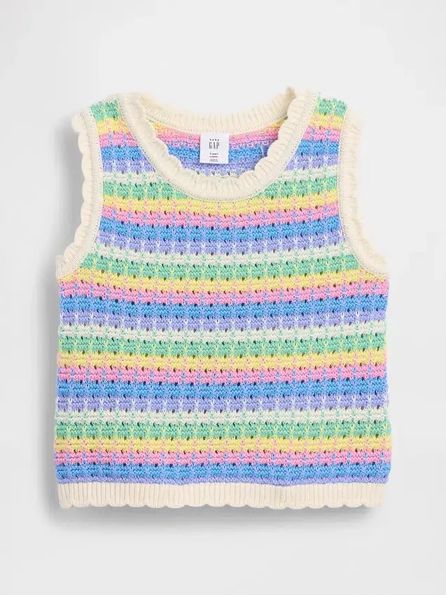 Bebek & Yürümeye Başlayan Çocuklar İçin Tığ İşi Tank Top