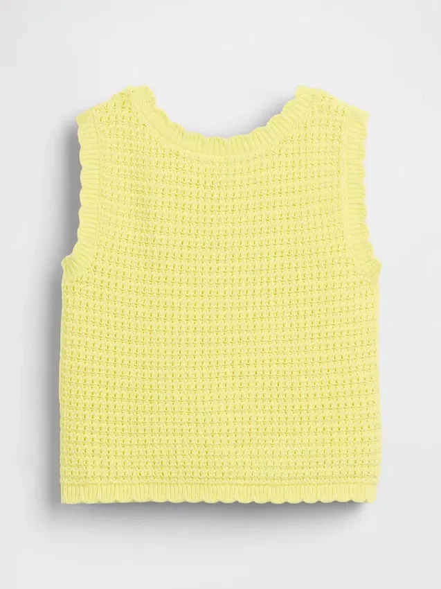Bebek & Yürümeye Başlayan Çocuklar İçin Tığ İşi Tank Top