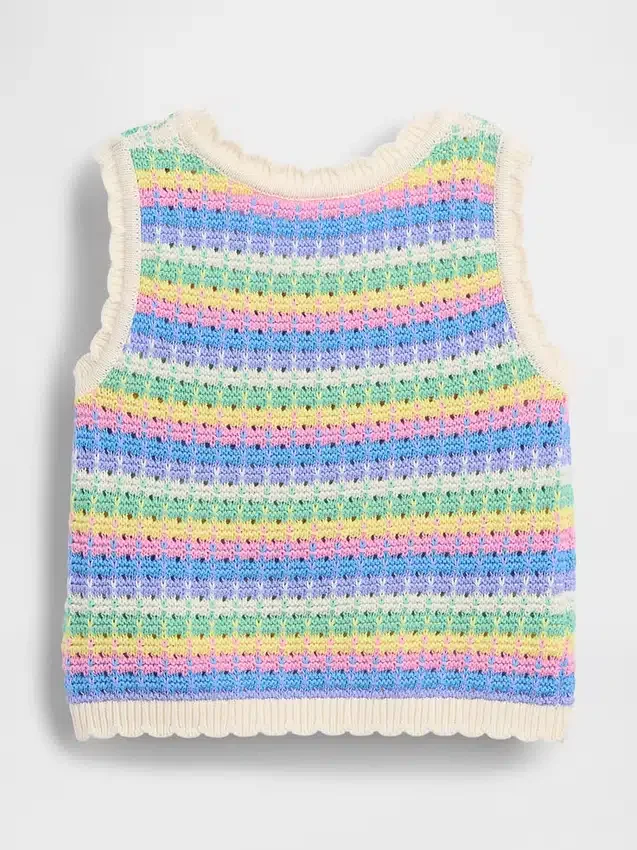 Bebek & Yürümeye Başlayan Çocuklar İçin Tığ İşi Tank Top