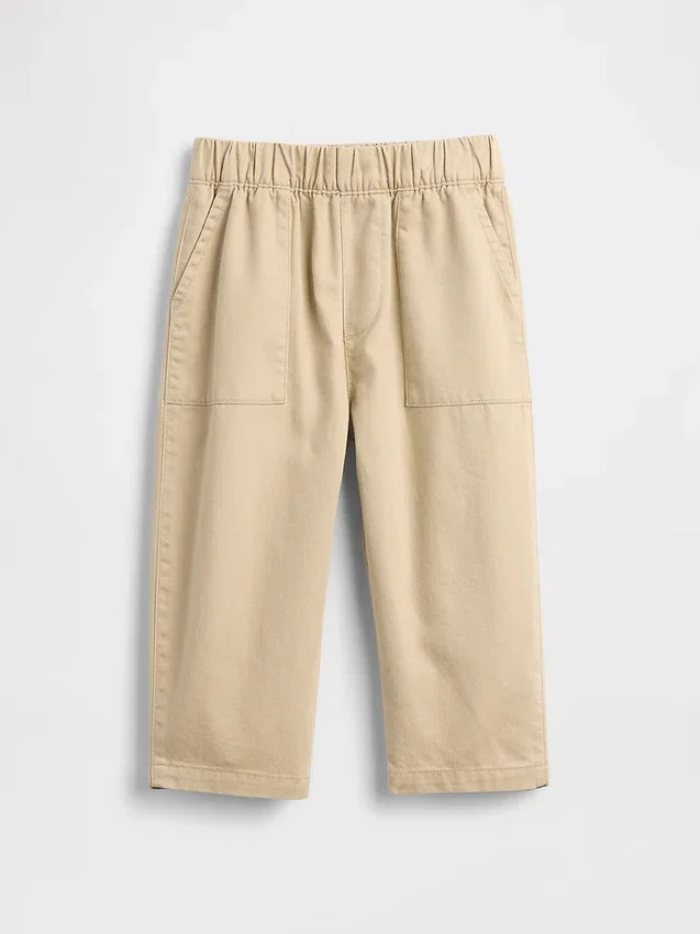 Bebek & Yürümeye Başlayan Çocuklar İçin Ultra Yumuşak Çekip Giyilen Geniş Paça Pantolon