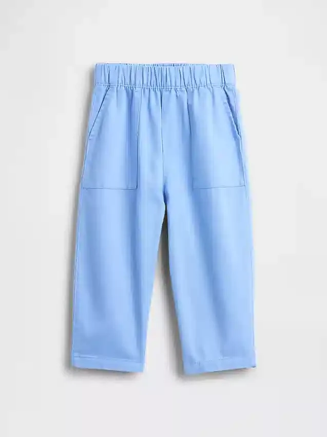 Bebek & Yürümeye Başlayan Çocuklar İçin Ultra Yumuşak Çekip Giyilen Geniş Paça Pantolon