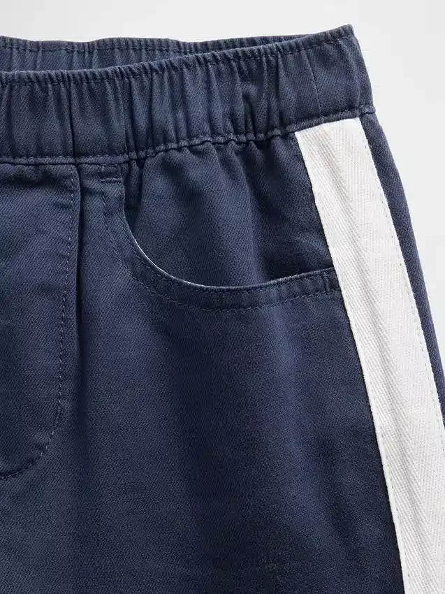 Bebek & Yürümeye Başlayan Çocuklar İçin Ultra Yumuşak Çizgili Barrel Pantolonlar