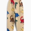 Bebek & Yürümeye Başlayan Çocuklar İçin Vintagesoft Desenli Çekip Giyilen Jogger Pantolon