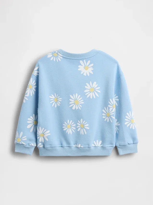 Bebek & Yürümeye Başlayan Çocuklar İçin Vintagesoft Grafikli Sweatshirt