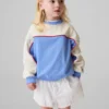 Bebek & Yürümeye Başlayan Çocuklar İçin Vintagesoft Havlu Kumaşlı Varsity Sweatshirt