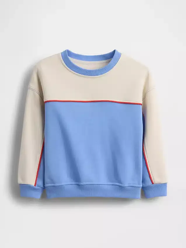 Bebek & Yürümeye Başlayan Çocuklar İçin Vintagesoft Havlu Kumaşlı Varsity Sweatshirt