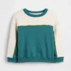 Bebek & Yürümeye Başlayan Çocuklar İçin Vintagesoft Havlu Kumaşlı Varsity Sweatshirt