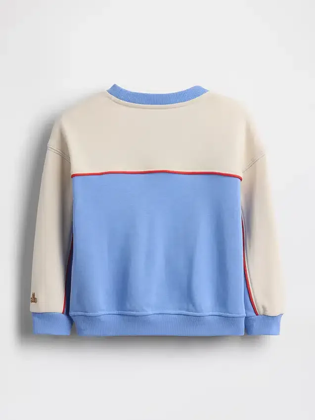 Bebek & Yürümeye Başlayan Çocuklar İçin Vintagesoft Havlu Kumaşlı Varsity Sweatshirt