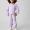 Bebek & Yürümeye Başlayan Çocuklar İçin Vintagesoft Kapüşonlu Sweatshirt Kombin Seti