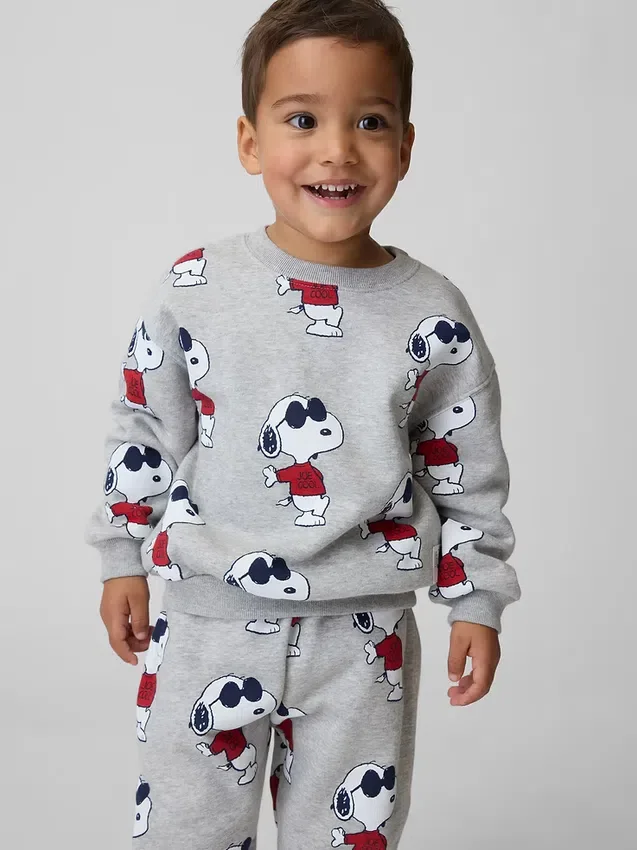 Bebek & Yürümeye Başlayan Çocuklar İçin Vintagesoft Snoopy Kombin Seti