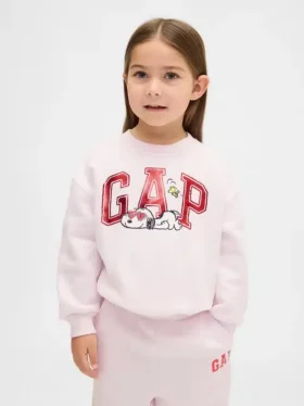 Bebek & Yürümeye Başlayan Çocuklar İçin Vintagesoft Snoopy Sweatshirt