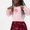 Bebek & Yürümeye Başlayan Çocuklar İçin Vintagesoft Sweatshirt Elbise