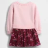 Bebek & Yürümeye Başlayan Çocuklar İçin Vintagesoft Sweatshirt Elbise