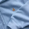 Bebek & Yürümeye Başlayan Çocuklar İçin Waffle Dokulu Fermuarlı Kapüşonlu Sweatshirt