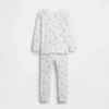 Bebek & Yürümeye Başlayan Çocuklar İçin Winnie the Pooh Organik Fırçalanmış Pamuklu Pijama Seti