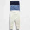 Bebeklerin İlk Favorileri İnce Nervürlü Pantolonlar (3'lü Paket)