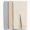 Bebeklerin İlk Favorileri İnce Nervürlü Pantolonlar (3'lü Paket)