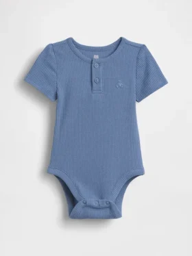 Bebeklerin İlk Favorileri Tinyrib Henley Çıtçıtlı Body