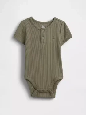 Bebeklerin İlk Favorileri Tinyrib Henley Çıtçıtlı Body