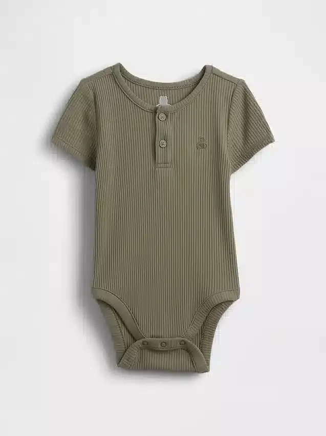 Bebeklerin İlk Favorileri Tinyrib Henley Çıtçıtlı Body