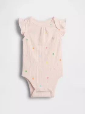 Bebeklerin İlk Favorileri Tinyrib Polka Dot Çıtçıtlı Body