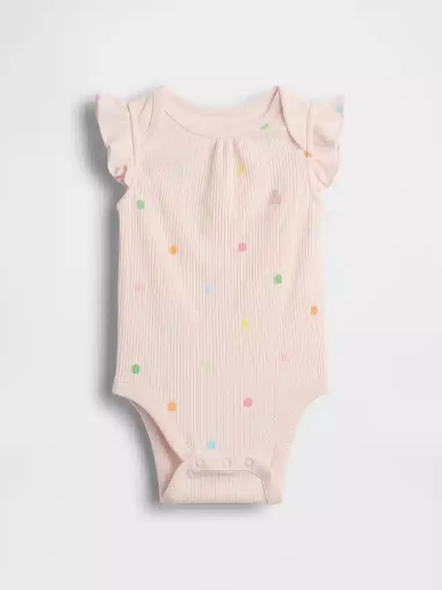 Bebeklerin İlk Favorileri Tinyrib Polka Dot Çıtçıtlı Body