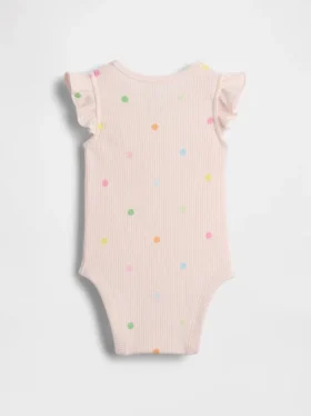 Bebeklerin İlk Favorileri Tinyrib Polka Dot Çıtçıtlı Body