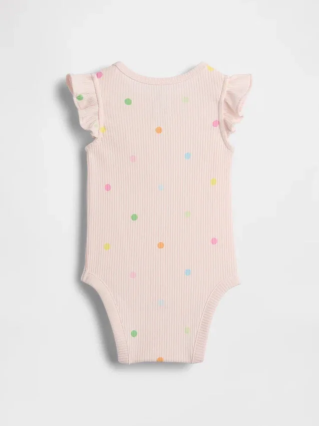Bebeklerin İlk Favorileri Tinyrib Polka Dot Çıtçıtlı Body