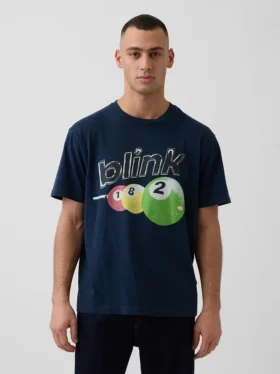Blink 182 Geniş Kesim Grafikli Tişört