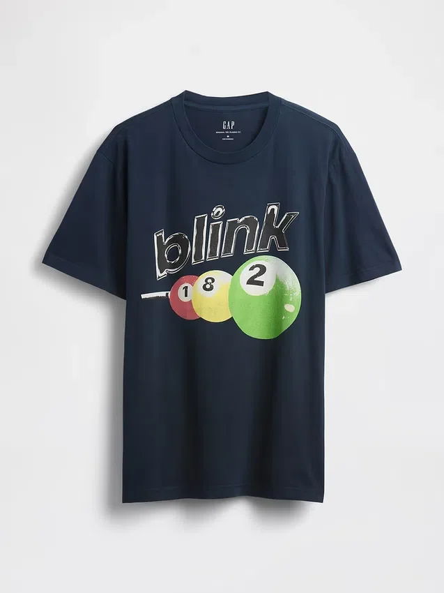 Blink 182 Geniş Kesim Grafikli Tişört