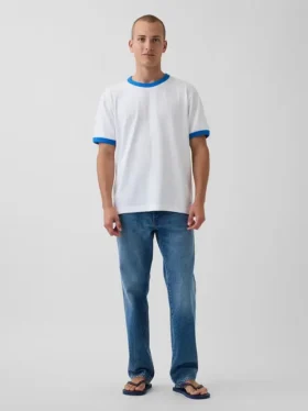Blue Relaxed Straight Jean'ler'i Alın