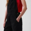 Bol Kesim Denim Şortlu Tulum