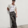 Bol Kesim Haki Pantolon