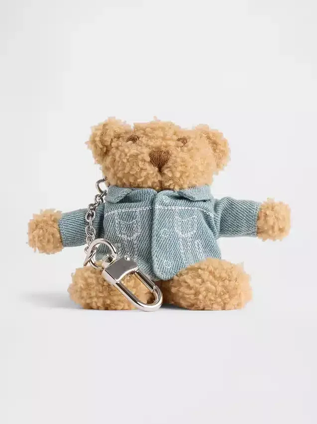 Brannan Bear Denim Ceket Çanta Süsü